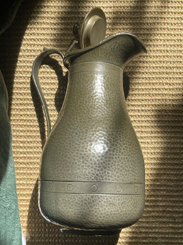 Vintage retro english - retro, pewter"