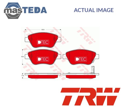 Gdb1700dte brake pads set - pads,
