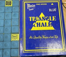 Triangle blue chalk 144 - triangle,