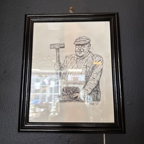Fred dibnah portrait - fred,