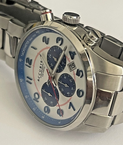 Accurist mens chronograph - chronograph, 7410