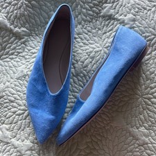 COS BNWOT Blue Suede Shoes