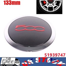 For Fiat 500 S Sport GT Alloy Wheel Cover Centre Hub Cap Red Trim 51939747