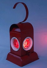 Vintage 1958 Kenyon Akenco Road Works Lamp Paraffin Lantern Serilight Lens SCC