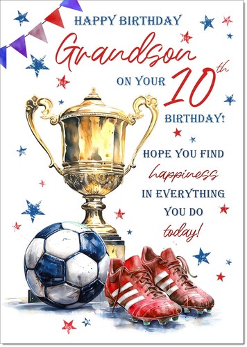 Doodlecards grandson 10th - doodlecards,