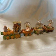 Easter Carrot Snow Globe Train