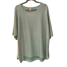 Chico's Pullover Aqua Reef