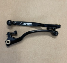 Apico Forged Front Brake and Clutch Levers (Pair) Trials Braketec Black
