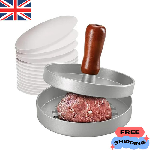 Burger press round stainless - burger,