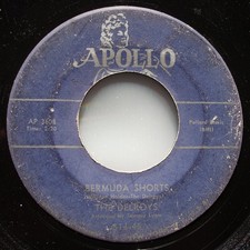 Rock n Roll DOO WOP The Delroys "Bermuda Shorts" + "Time" 1957 orig. APOLLO 3608