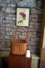Vintage Medium Square Wicker
