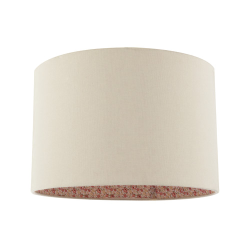 Cream linen lamp - cream, shade