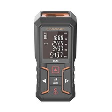 Magnusson Laser Distance Measurer Tool LCD Display Built In Battery USB Port
