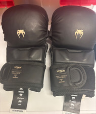 Venum Impact Evo MMA Sparring Gloves 7oz Icy Blue UFC martial arts