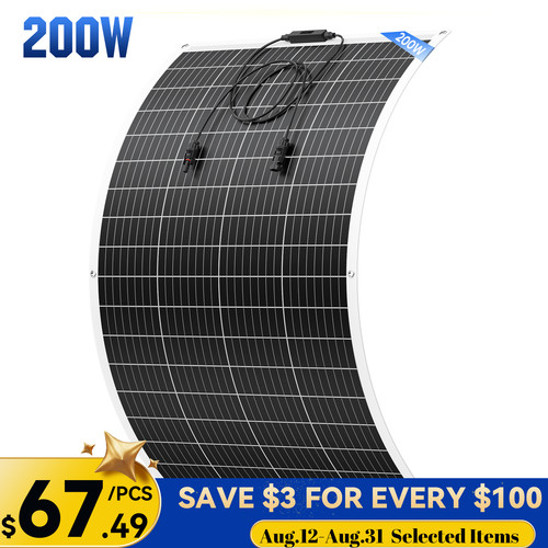 200w flexible mono solar - flexible,