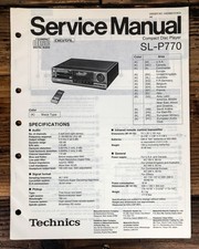 Technics SL-P770 CD Player