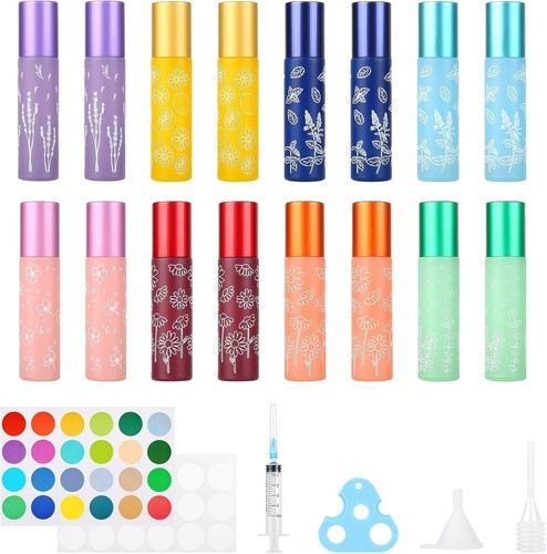 Pcs 10ml roll on glass - 16,