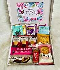 Afternoon Tea Biscuit Chocolate Letterbox GIft Sending Hug in a box Personalised