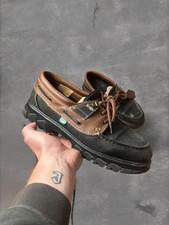 Kickers Black and Brown Boat