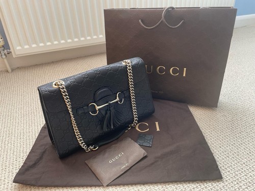 Gucci vintage leather handbag - gucci,