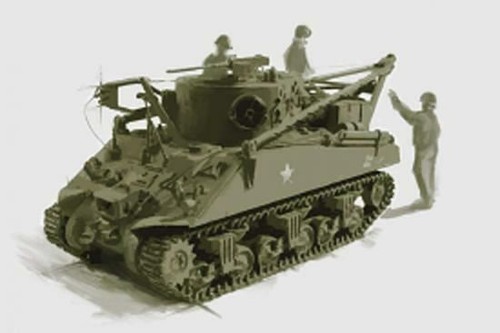 Italeri m32 recovery vehicle - recovery,