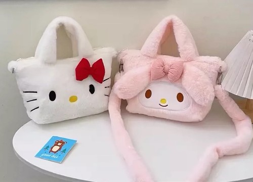 Hello kitty plush head hobo - kitty,