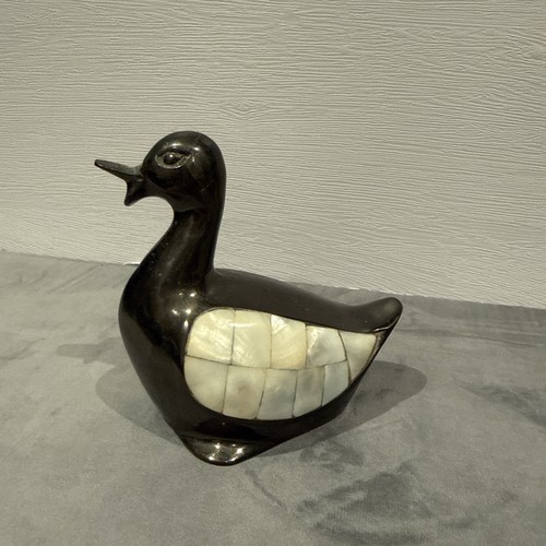 Vintage brass duck - vintage,