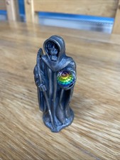 Tudor Mint Myth Magic WAPW Pewter Grim Reaper Skeleton Scythe Miniature Figurine