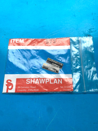 Shawplan name plates - shawplan, side