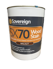 Sovereign SX70  Wood Stain Exterior, Interior, Water Repellent, Walnut  5L