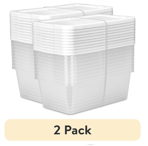 Sterilite clear storage - sterilite, 6