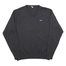 Mens Black Velvet Plain V-Neck