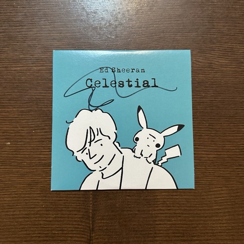 Sheeran signed celestial cd - sheeran,