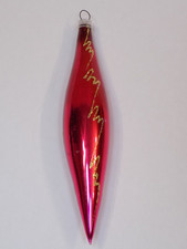 Blown glass red - glass, gold