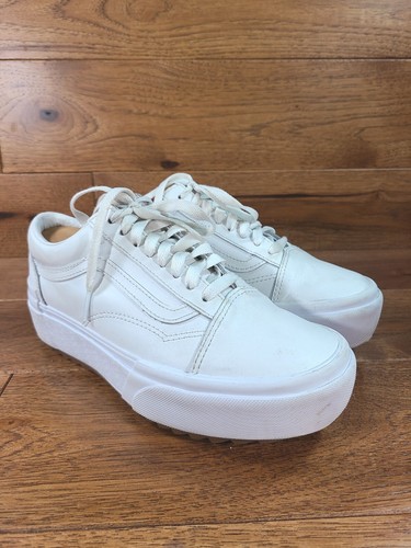 Vans era stacked white - era,