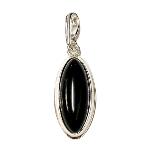Whitby jet and 925 sterling - whitby,