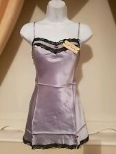 LA SENZA Silk Sexy Lingerie GREY Babydoll Stylish Nightwear