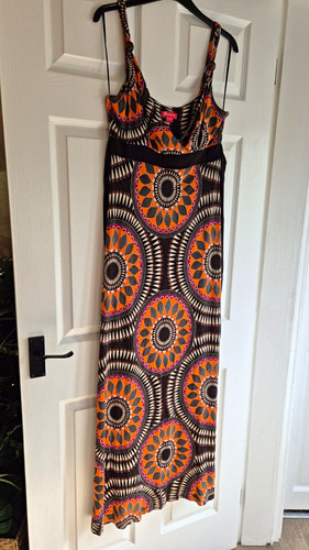 Monsoon geometric maxi dress - geometric,