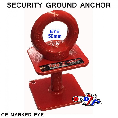 Tag security ground anchor - security,