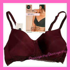 M&S Post Surgery Bra Dark Red