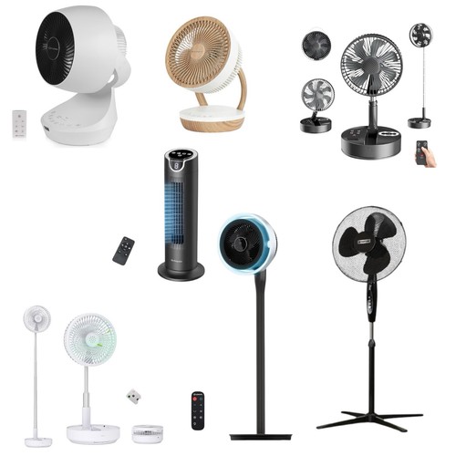 Fans different brands size - fans,