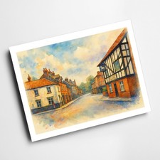 A3 PRINT - High Street, Quorn