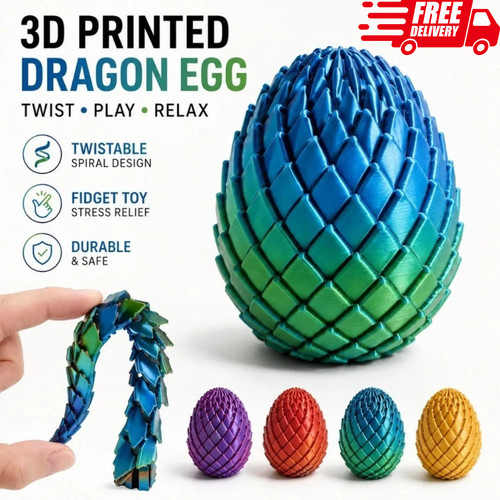 Printed dragon egg - 3d,