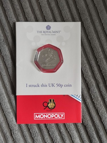 2025 monopoly 50p fifty pence - 2025,