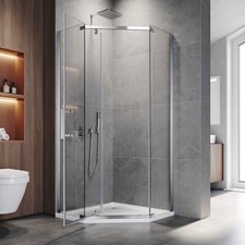 Frameless Pentagonal Shower