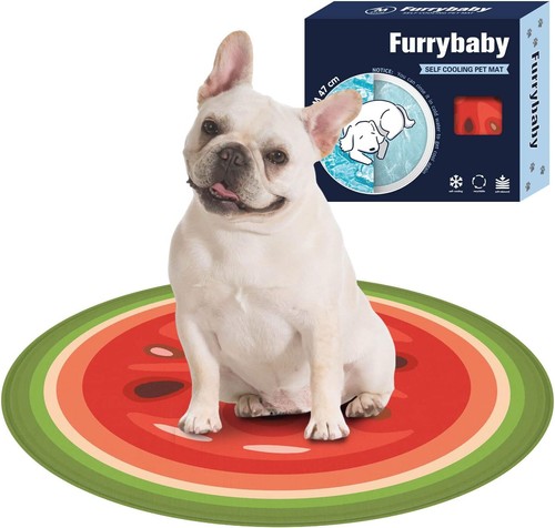 Watermelon dog cooling mat - watermelon,