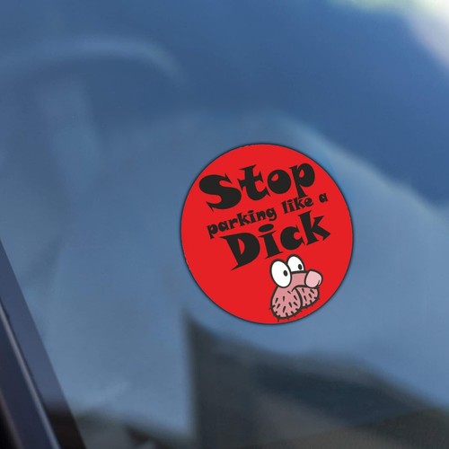 Rude car bumper stickers - car,