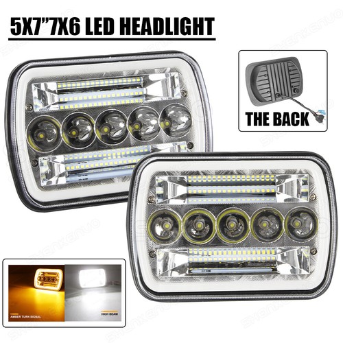Pair 5x7 7x6 inch - inch, led
