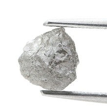 earthmine solitaire diamond 1.90tcw gray antique island shape for mother gift