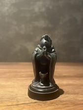 Sculpted Unique Praying Monk In Robe - "Cabbage A La Boiled"